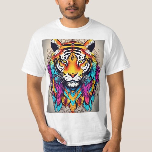 Jungle Royalty Majestic Tiger Collection T_Shirt