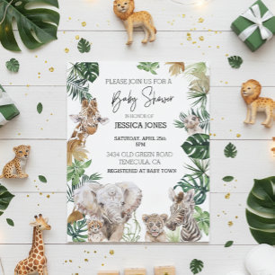 Jungle Safari African baby Animals Tropical Budget