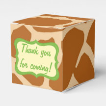 Jungle safari animal cute favors boxes
