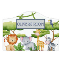 Jungle Safari Animal Kids Room