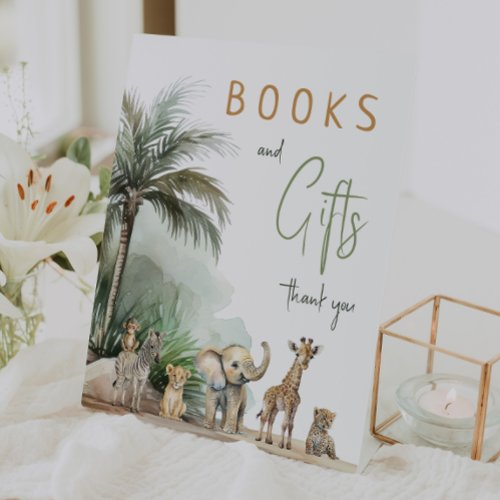 Jungle Safari Animals Baby Shower Books and Gifts