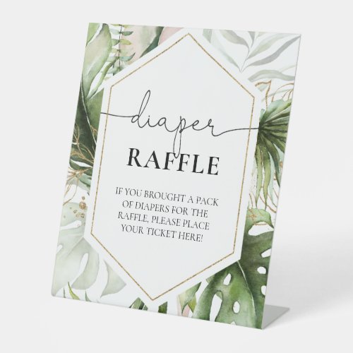 Jungle Safari Animals Baby Shower Diaper Raffle  Pedestal Sign - Jungle Safari Animals Baby Shower Diaper Raffle Pedestal Sign  features watercolor baby safari animals withs masks and jungle greenery.
You can edit/personalize whole Template.
If you need any help or matching products, please contact me. I am happy to create the most beautiful personalized products for you!