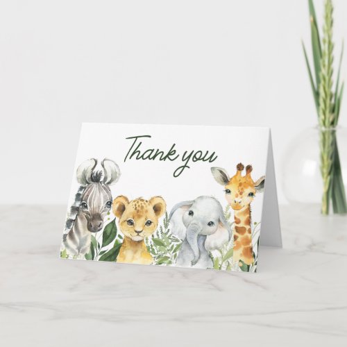 Jungle Safari Animals Baby Shower 