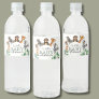 Jungle Safari Animals Boy Baby Shower  Water Bottle Label