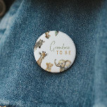Jungle Safari Animals Grandma To Be Baby Shower Button<br><div class="desc">Introducing our jungle safari animals grandma to be baby shower button – perfect for a cute, whimsical, gender-neutral celebration! It features a modern safari animal theme with adorable jungle creatures like a monkey, elephant, giraffe, lion, tiger, and zebra. With its simple natural boho-inspired watercolor landscape, this sweet scene is ideal...</div>