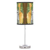 Jungle Safari Animals Kids Room Table Lamp (Back)