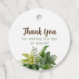 Jungle Safari Baby Shower Birthday Favor Tags