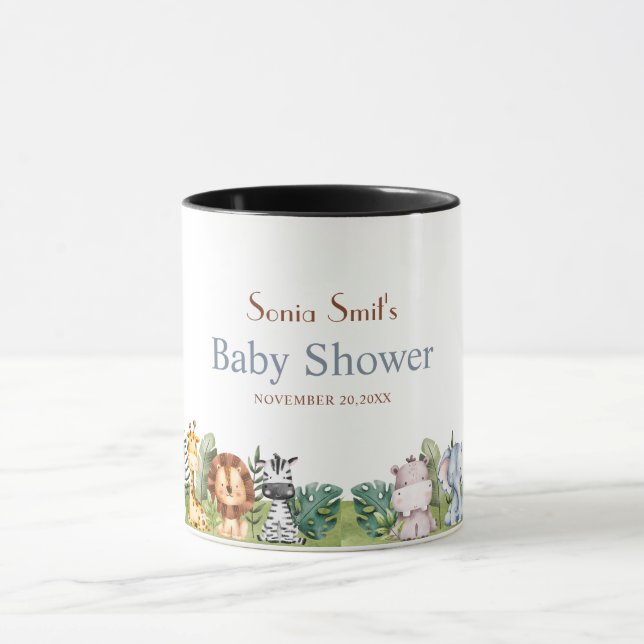 Jungle Safari Baby shower Mug (Center)