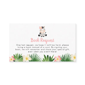 Jungle Safari Book Request Cards