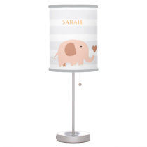 Jungle Safari Elephant Nursery Kids Room Lamp