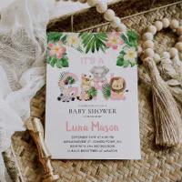 Safari girl cheap baby shower