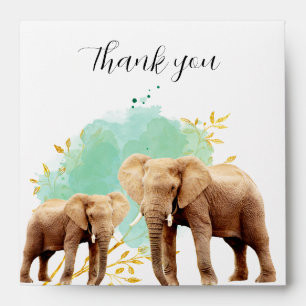 Jungle Safari "It's About To Get Wild" Baby Shower Envelope