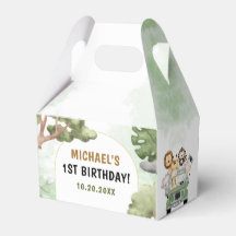 Jungle Safari Party Animals 1st Birthday