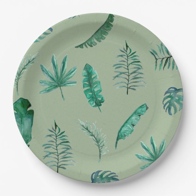 Jungle Safari Theme Tableware Paper Plates (Front)