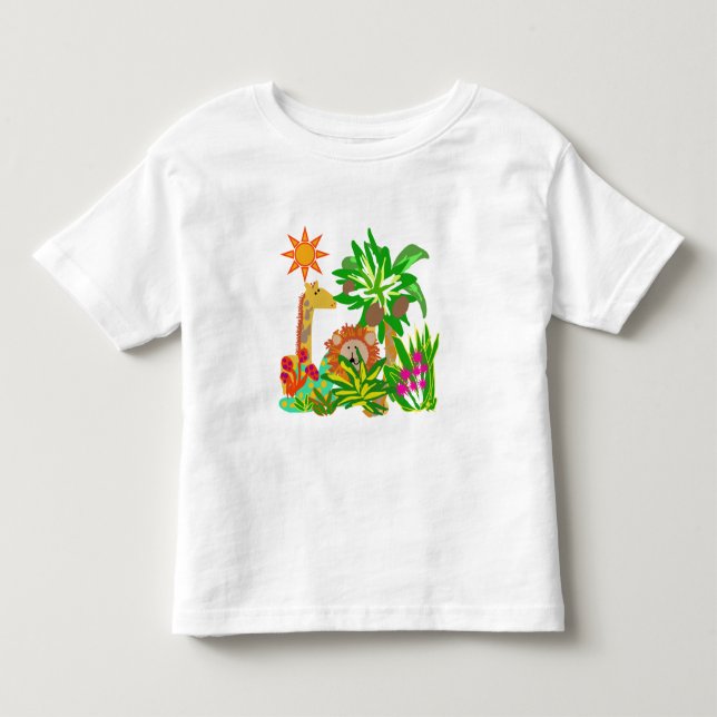 Jungle Safari Toddler T-shirt (Front)