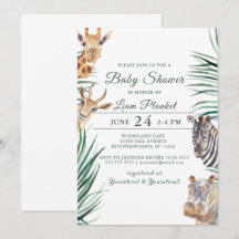 Jungle Safari Wild Baby Shower