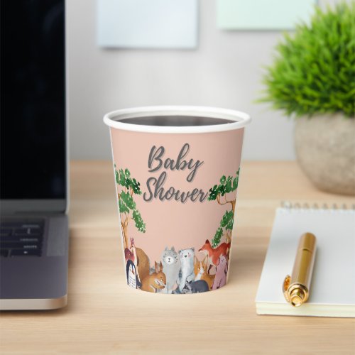 Jungle Safari Wild Baby Shower Paper Cups