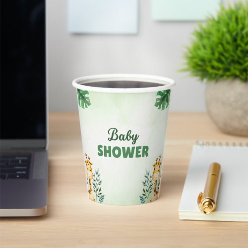 Jungle Safari Wild Baby Shower Paper Cups
