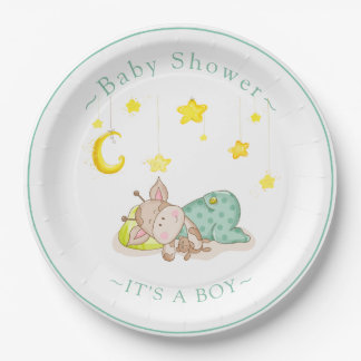 Jungle Safari Wild Baby Shower Paper Plates