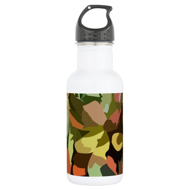 Jungle Scrabble Water Bottle (Front)