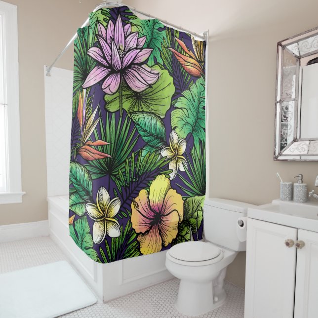 Jungle Shower Curtain (In Situ)