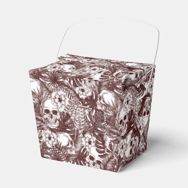 Jungle Skulls Favor Box (Front Side)