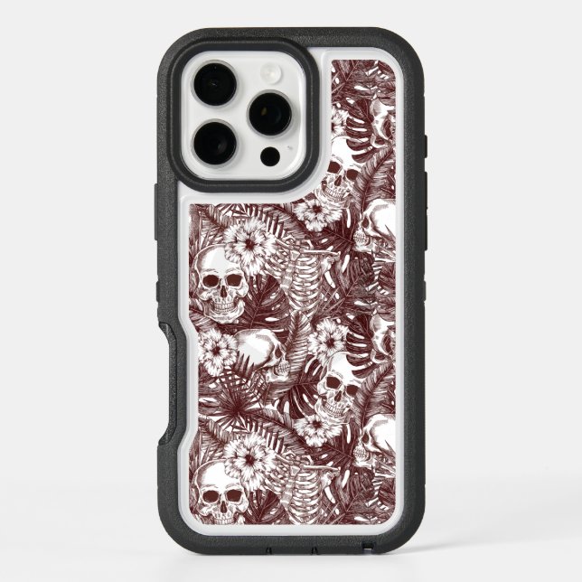 Jungle Skulls iPhone Case (Back)
