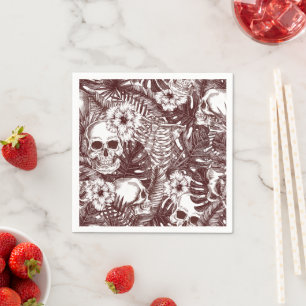 Jungle Skulls Paper Napkins