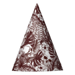 Jungle Skulls Party Hat