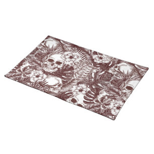 Jungle Skulls Placemat