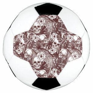 Jungle Skulls Soccer Ball