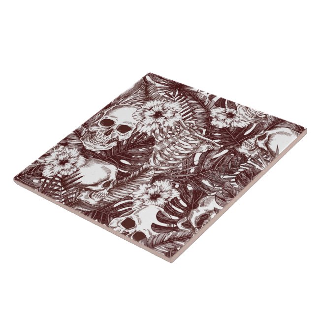 Jungle Skulls Tile (Side)