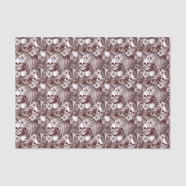 Jungle Skulls Tissue Paper (Front)