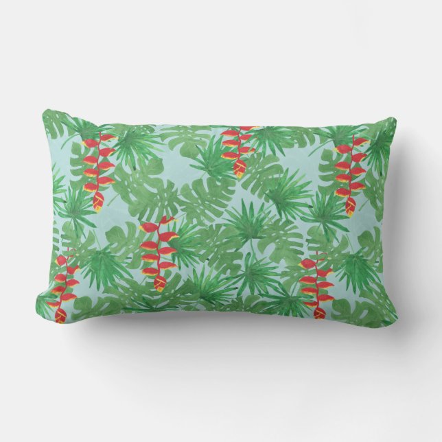 Jungle Sky Lumbar Pillow (Front)