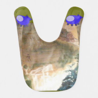 Jungle Spaceship Baby Bib