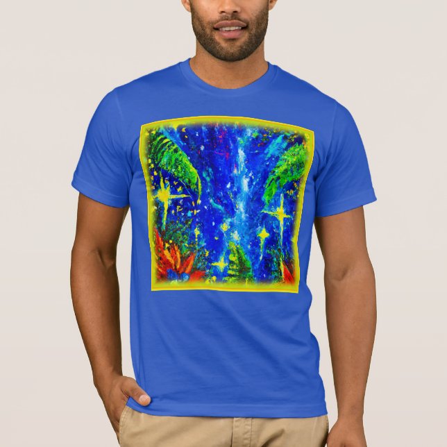Jungle Stars Painting. Buy Now T-Shirt (Front)