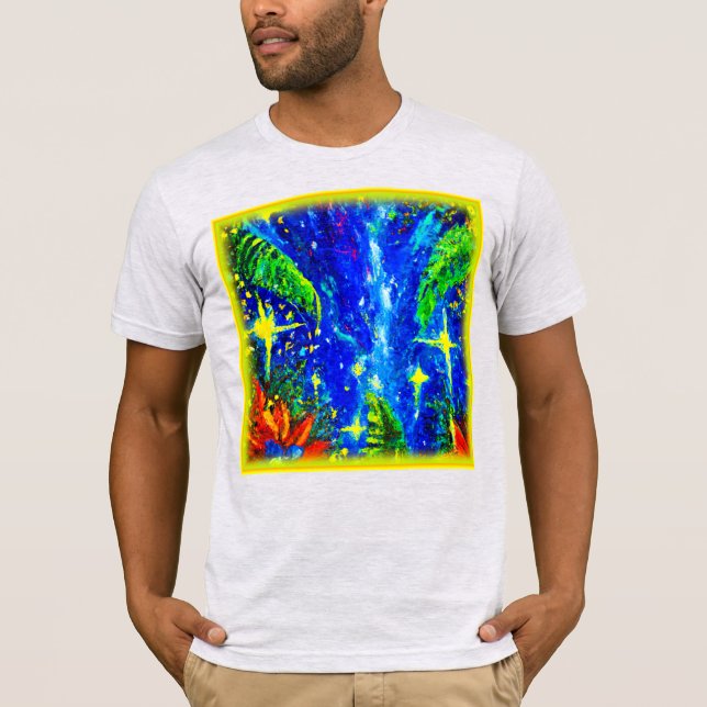 Jungle Stars Painting. Buy Now T-Shirt (Front)