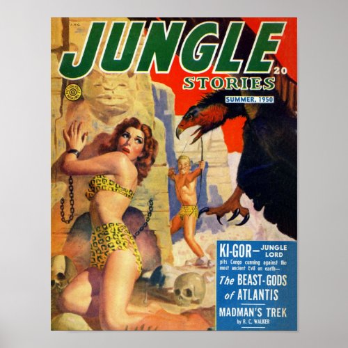 Jungle Stories Summer 1950 Poster