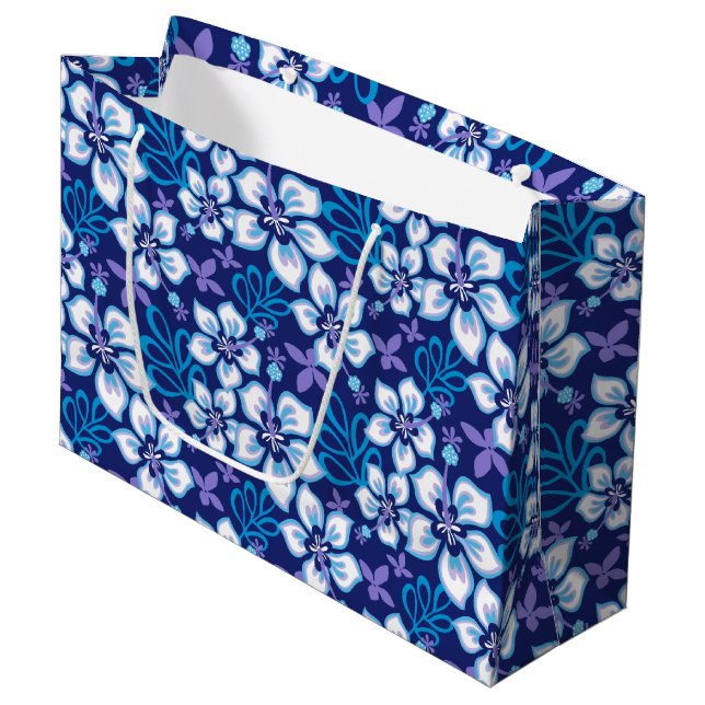 JUNGLE SURF (BLUE COMBO) LARGE GIFT BAG (Front Angled)