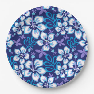 JUNGLE SURF (BLUE COMBO) PAPER PLATES