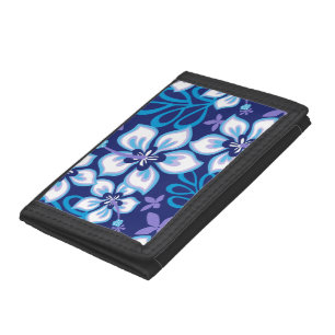 JUNGLE SURF (BLUE COMBO) TRI-FOLD WALLET