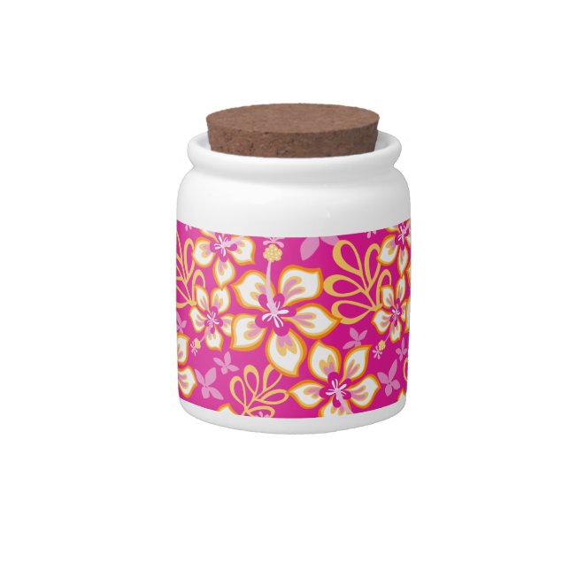 JUNGLE SURF (HOT PINK COMBO) CANDY JAR (Front)