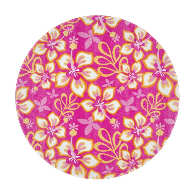JUNGLE SURF (HOT PINK COMBO) CUTTING BOARD (Front)