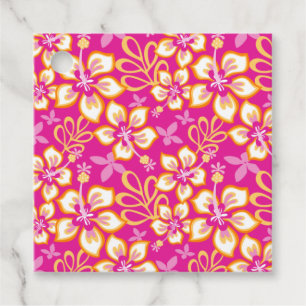 JUNGLE SURF (HOT PINK COMBO) FAVOR TAGS