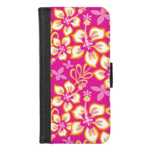 JUNGLE SURF (HOT PINK COMBO)  iPhone 8/7 WALLET CASE
