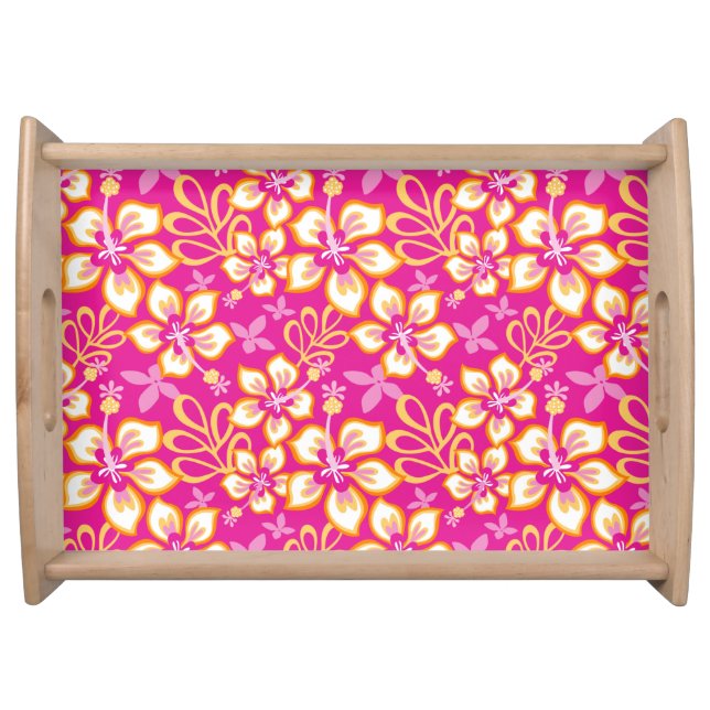 JUNGLE SURF (HOT PINK COMBO) SERVING TRAY (Front)