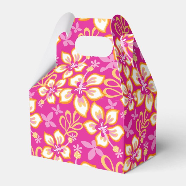 JUNGLE SURF (PINK COMBO) FAVOR BOX (Front Side)