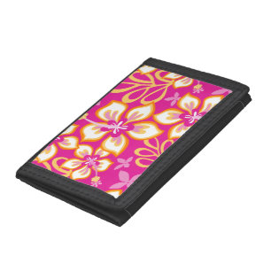 JUNGLE SURF (PINK COMBO) TRI-FOLD WALLET