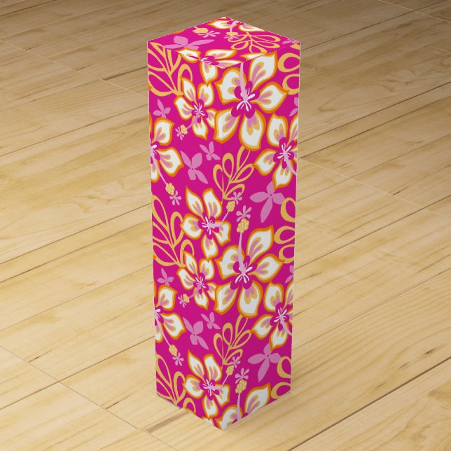 JUNGLE SURF (PINK COMBO) WINE BOX (Front)