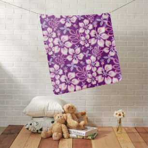 JUNGLE SURF (PURPLE COMBO) BABY BLANKET